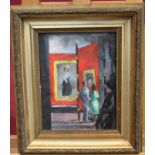 Nevinson, 20th century English School oil on canvas laid on board - The Art Exhibition,