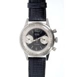 1960s gentlemen's Gruen Precision Chronograph wristwatch with 17 jewel movement,