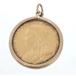 Victorian gold sovereign - 1894,