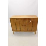 1950s / 1960s Gordon Russell walnut sideboard with two drawers over cupboard doors,