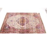 Antique Persian silk rug,
