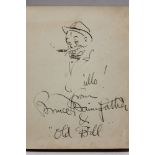 Autographs in album - 1920s period - including Charles Lindbergh (1902 - 1974),