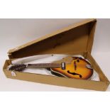 Columbus eight-string electric mandolin guitar with original packaging