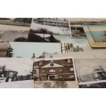 Postcard - small selection of Clacton and Manningtree - including real photographic street scenes,