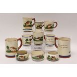 Collection of Torquay pottery - various items - including tankards and bowls,