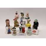 Collection of Wade figures and ornaments including limited edition Jack the Ripper, Andy Capp,