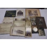 Photographs - selection of Victorian photographs, cabinet cards, family portraits,