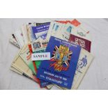 Football programmes - large accumulation including Colchester United, Ipswich Town, Chelsea,