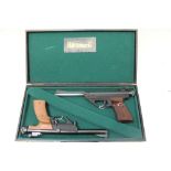 Hammerli Sparkler .177 calibre CO2 Target pistol, together with a Hammerli 'Single' .