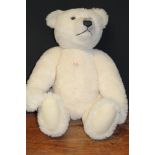 Steiff Alpaca White 65 Polar Bear 038514, 65cm approximately, with chest and ear tag,