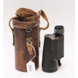 Carl Zeiss Jena 10x50 monocular, numbered - 1728647, in brown leather Carl Zeiss case,