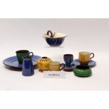 Selection of plain Torquay pottery - various colours and shapes (qty)
