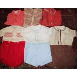 Large quantity of vintage children's clothing - including a selection of pin-tuck embroidered