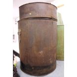 Vintage 50 gallon paraffin drum,