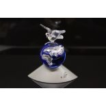 Swarovski crystal 2000 millenium Blue Planet boxed