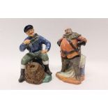 Two Royal Doulton figures - The Lobster Man HN2317 and Falstaff HN2054