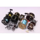 Quantity of Big Game and other sea fishing reels - various makers - including Policansky, Monitor,