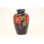 Moorcroft baluster vase decorated in the Pomegranate pattern - impressed and painted mark,