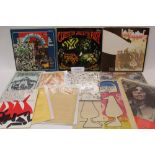 LP records - including The Grateful Dead, Country Joe and The Fish and Led Zeppelin,