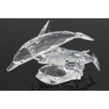 Swarovski crystal Annual Edition 1990 Lead Me - The Dolphins,