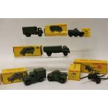 Dinky selection of boxed (boxes mixed condition) military vehicles - including Armoured Personnel