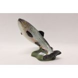 Beswick model of a leaping salmon, model no.