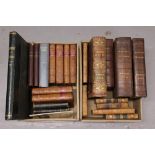 Books - quantity of leather bound volumes - including Wright's Essex (qty),
