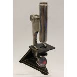 Late 19th / early 20th century Beck microscope in a fitted case,