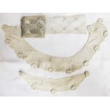Antique and later handmade and machine-made lace - including Irish crochet edge lace with shamrocks