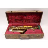 Late 1930s Selmer Alto saxophone in a fitted canvas covered case CONDITION REPORT