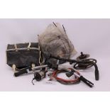 Quantity of assorted bicycle cables and accessories