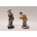 Two Royal Doulton figures - The Jester HN2016 and The Clown HN2890