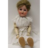 Doll - Armand Marseille - bisque doll marked 390 A.