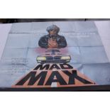 Film Poster - Mad Max 1979 British quad Tom Beauvais artwork - printed by Lonsdale & Bartholomew