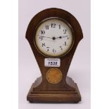 Early 20th century mantel clock with French movement and lever escapement,