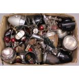 Box of cycle lamps and dynamos (qty)