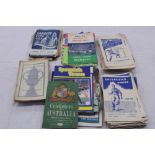 Football programmes - Colchester United 1948-1963 period (120+) including FA Cup v Bradford,