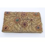 Circa 1930s Indian precious metal wirework evening clutch bag,