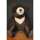 Steiff Alpaca Brown Bear 'Moon Ted' 036491, 2009, chest and ear tag, plus certificate,