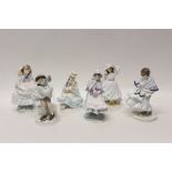 Four Coalport limited edition figures - Childhood Joys, Visiting Day, Best Friends and The Boy,
