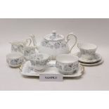 Royal Albert Silver Maple tea set (68 pieces)