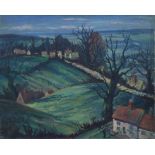 Paul Earee (1888 - 1968), oil on canvas - 'Lower Road, Henny, Sudbury', signed,