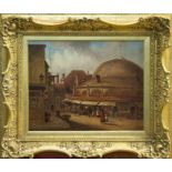 Thomas Smythe (1825 - 1907), oil on canvas - The Rotunda, Ipswich, signed, in gilt frame,