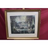*Tom Keating (1917 - 1984), signed limited edition print - John Constable at Flatford Mill,