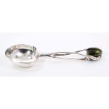 Late Victorian Liberty silver sugar spoon, stamped - Cymric,