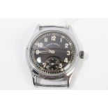 Second World War German Revue-Sport wristwatch,