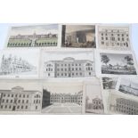 Collection of 18th / 19th century engravings of hospitals - unframed