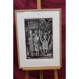 Valerie Thornton (1931 - 1991), signed limited edition etching - St.
