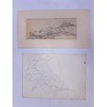 *Lucy Harwood (1893 - 1972), group of unframed sketches including pastel portraits,