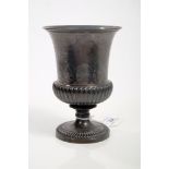 George IV silver urn of campana form,